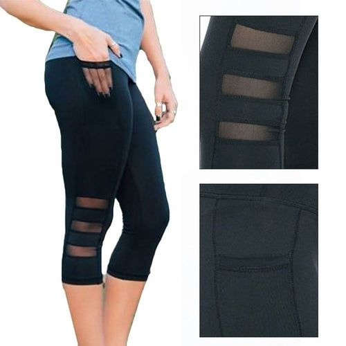 Calf-length Pants Sport-Capri Pant four Women Fitness&Yoga Gym