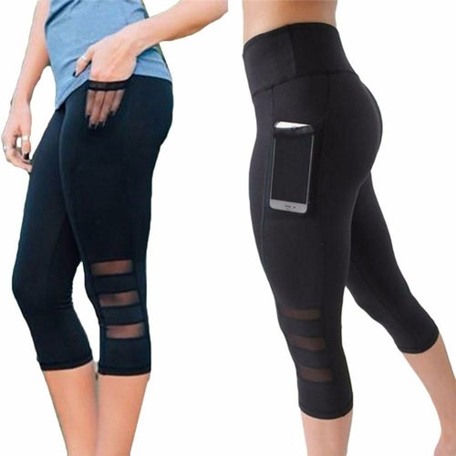 Calf-length Pants Sport-Capri Pant four Women Fitness&Yoga Gym